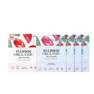 STARSKIN Orglamic Pink Cactus 2-Step Sheet Mask 4x25g